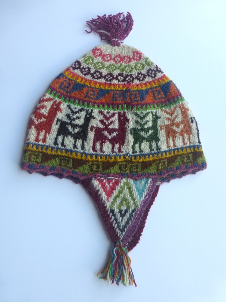 Peruvian Andean Mountain - Handmade Shaman Chullo Hat