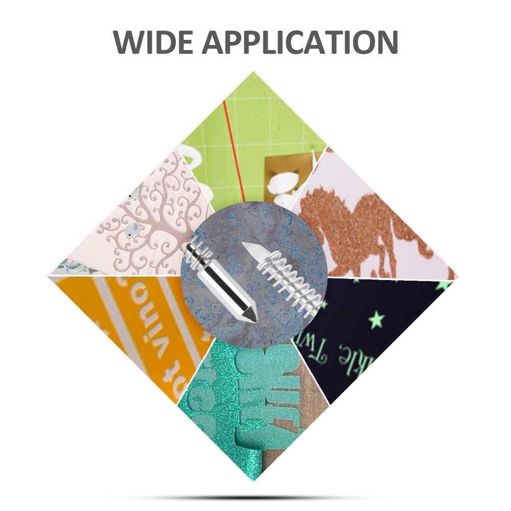 45 Degree Vinyl Cutter Blades Lettering Blade for Graphtec Cutting Plotter, Red