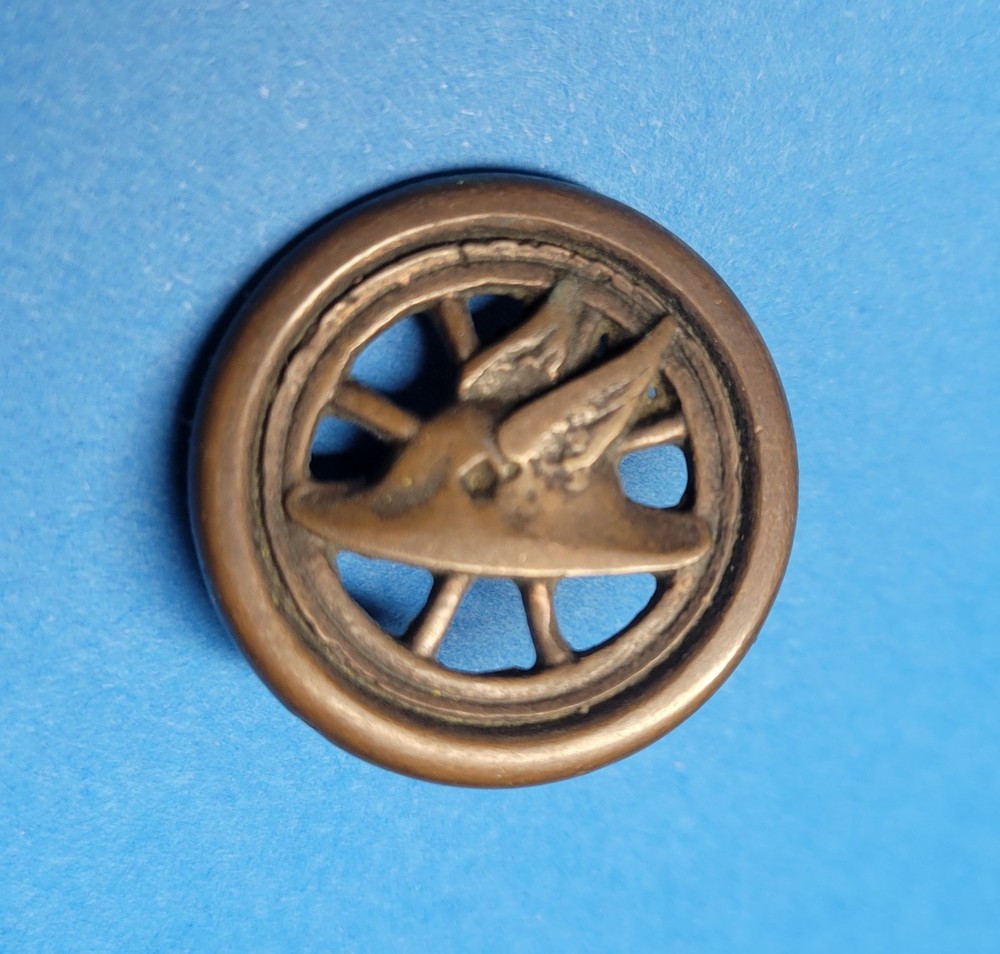 WWI US Army Transport Collar Disc Unthreaded Post
