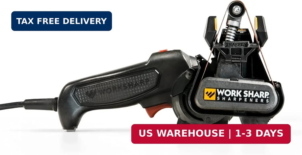 Work Sharp Knife & Tool Sharpener Mk.2 + Replacement Belt Kit
