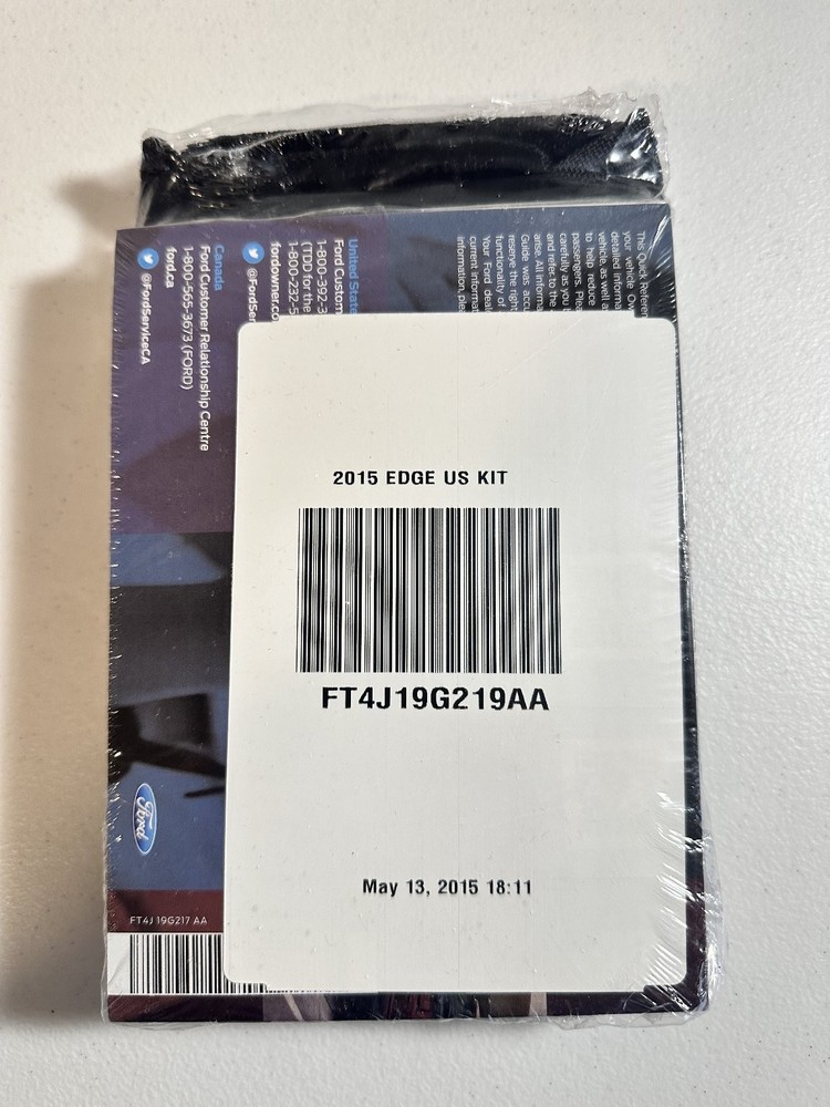 2015 Ford Edge Owner's Manual Set OEM
