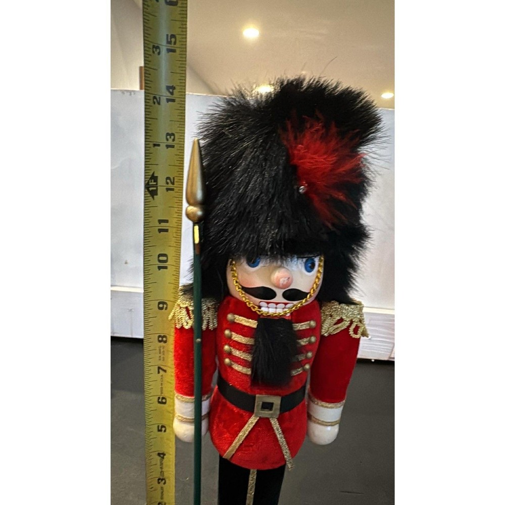 British Soldier Nutcrackers Christmas Decor 14 " Tall