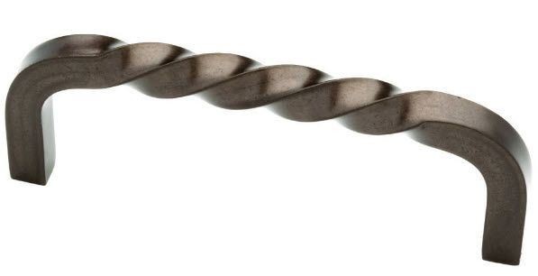 3-3/4" Avante Twisted Pull Rubbed Bronze
