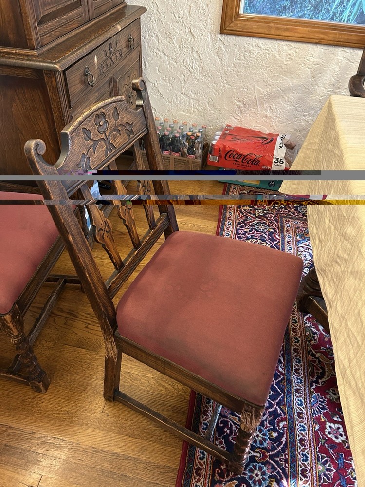 Feudal Oak Dining Room Set