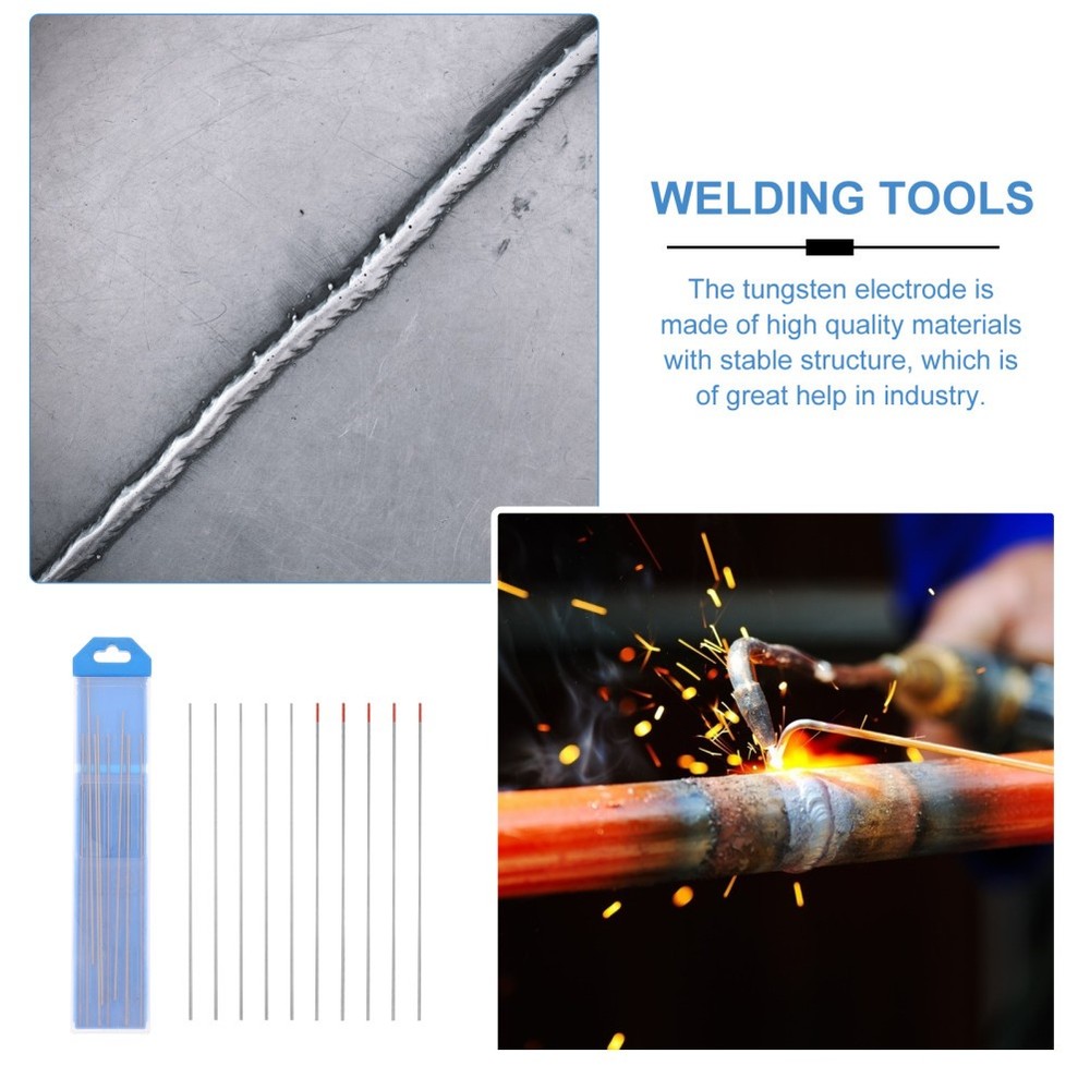 20pcs Welding Tungsten Electrode Argon Arc Tungsten Electrodes Needles