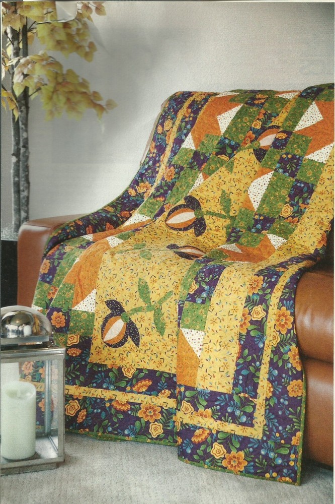 A0376  POMEGRANATES QUILT PATTERN/INSTRUCTIONS