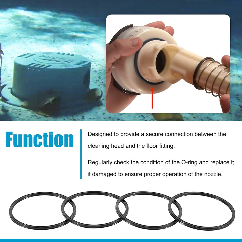 Replacement for Paramount 005-552-0142-00 Rotating Fixed Nozzle O-Ring 4-Pack