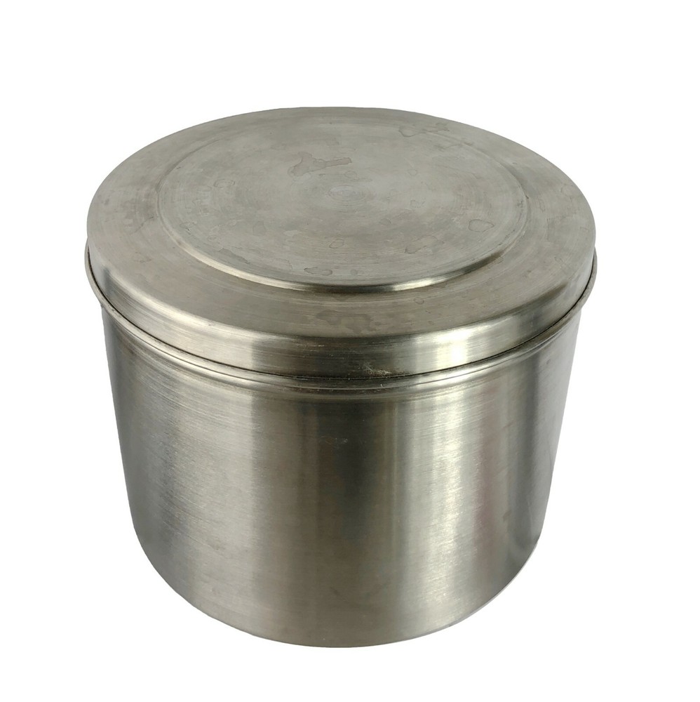 Endurance Round Stainless Steel Stacking Kitchen Canisters 2 Sizes