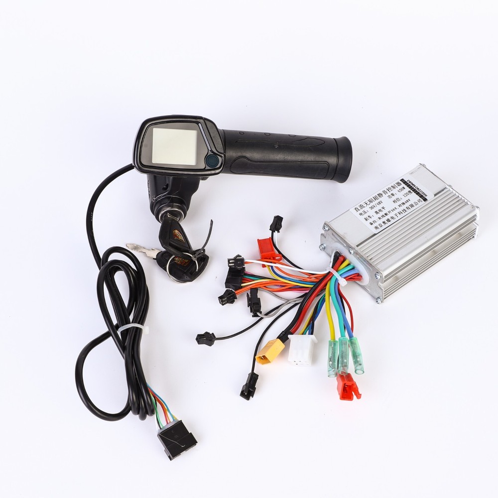 Electric Scooter LCD Display Accelerator Throttle Brushless Motor Controller Set