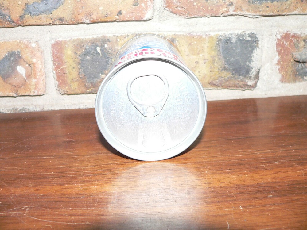 Vintage Draft Fox Head 400 Beer Pull Tab Straight Steel Beer Can~Bottom Opened