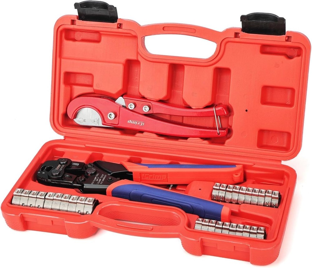 Professional PEX Clamp Crimping & Cutting Kit