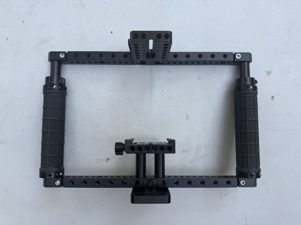 CAMVATE Battery Grip Camera Cage Adjustable with Quick Release Baseplate - 1772