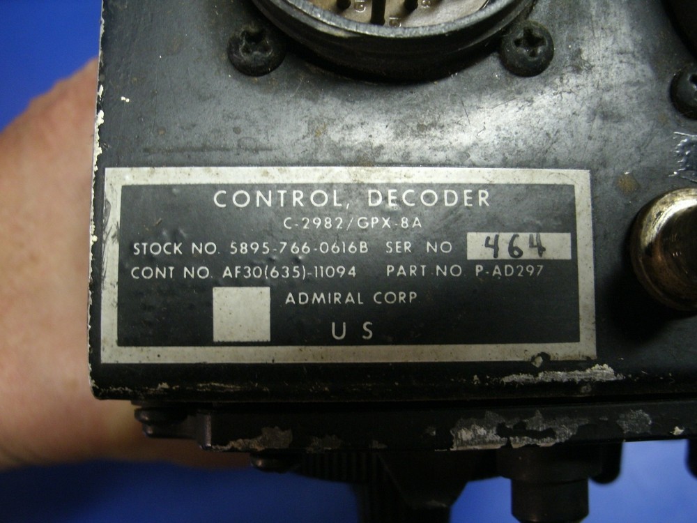 NAM ERA AIRCRAFT DECODER C-2982/GPX-8A