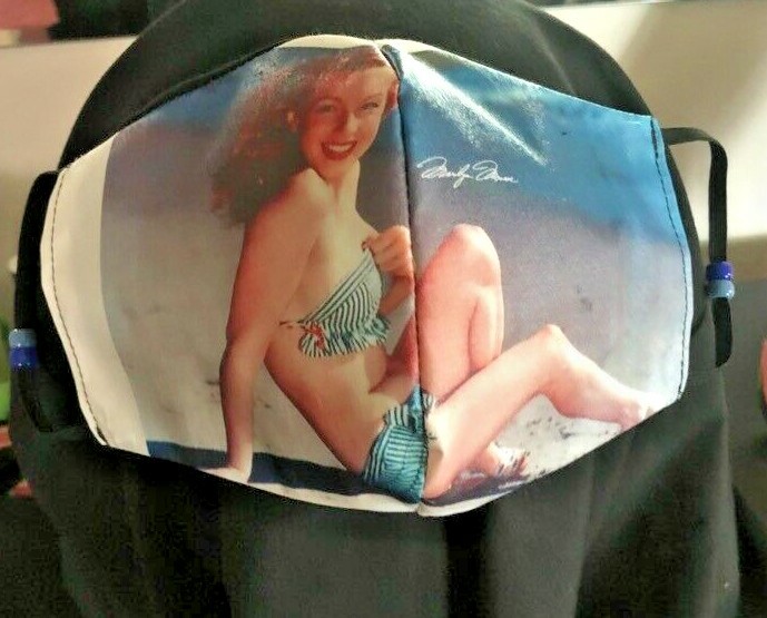 ***Marilyn***  REVERSIBLE Cotton Face mask (handmade)