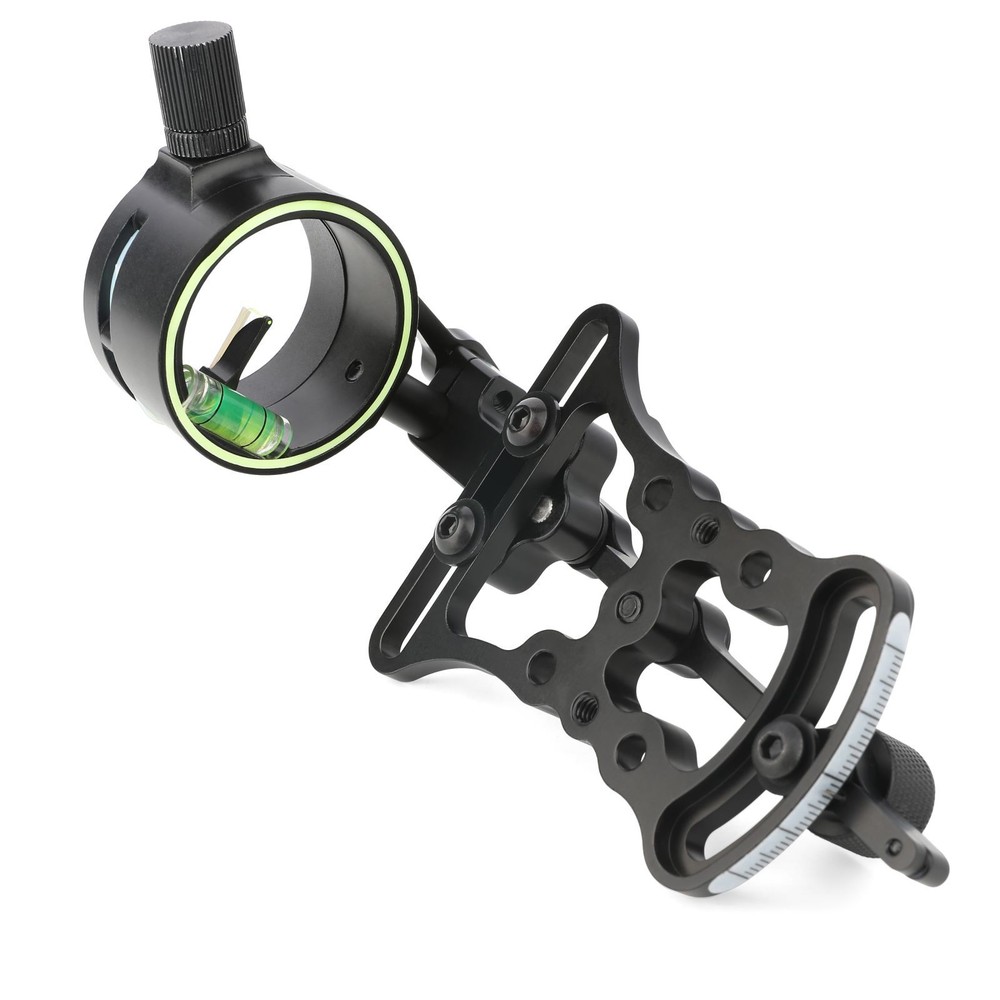 Archery Compound Bow Sight 1 Pin 0.019" Adjustable Hunting Shooting Target