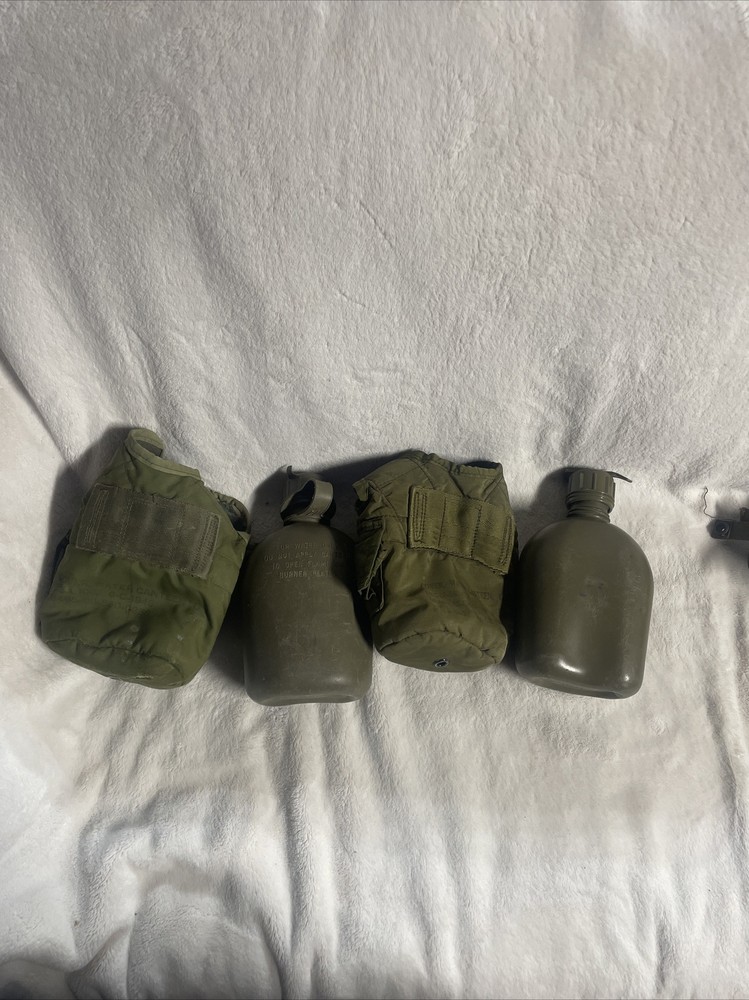 Army Military Canteen with Fabric Case