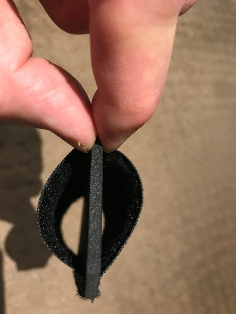 **ROSSIGNOL STRAP BINDING ACCESSORY PART BLACK 5 3/8" X 2 1/4"