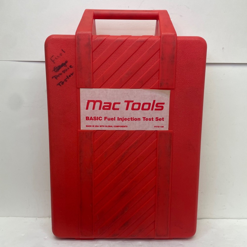 Mac Tools FIT810B Basic Fuel Injection Test Kit w/ Case – As Pictured – Used