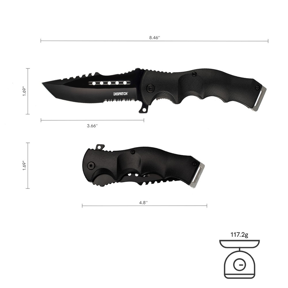 8" SPRING OPEN ASSISTED TACTICAL FOLDING POCKET KNIFE EDC Blade Tactical Tool