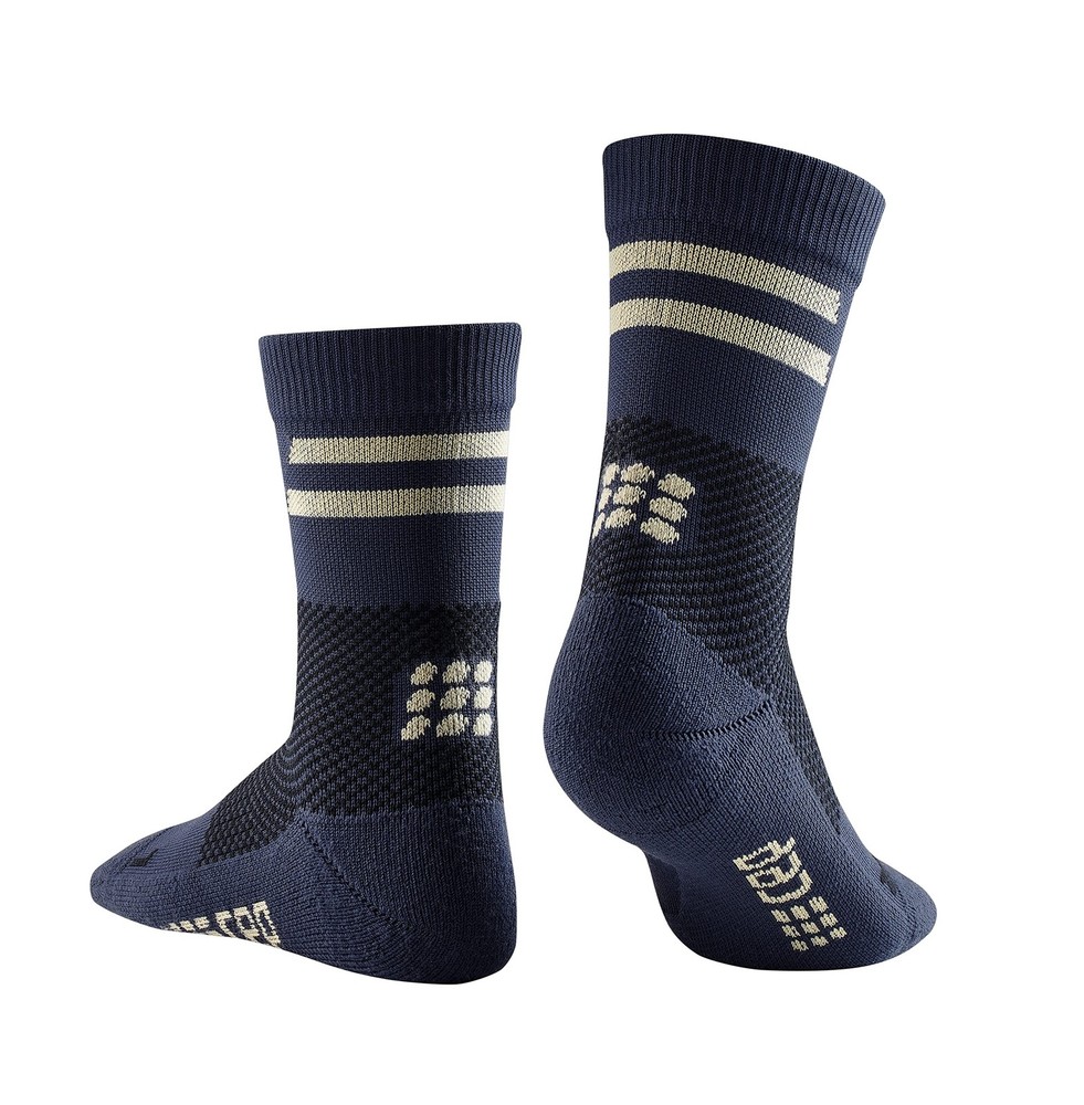 CEP Training Mid Cut Socks - Athletic Performance Socks X-Small Peacoat