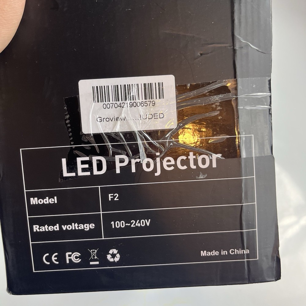 LED Projector Model F2 100-240V