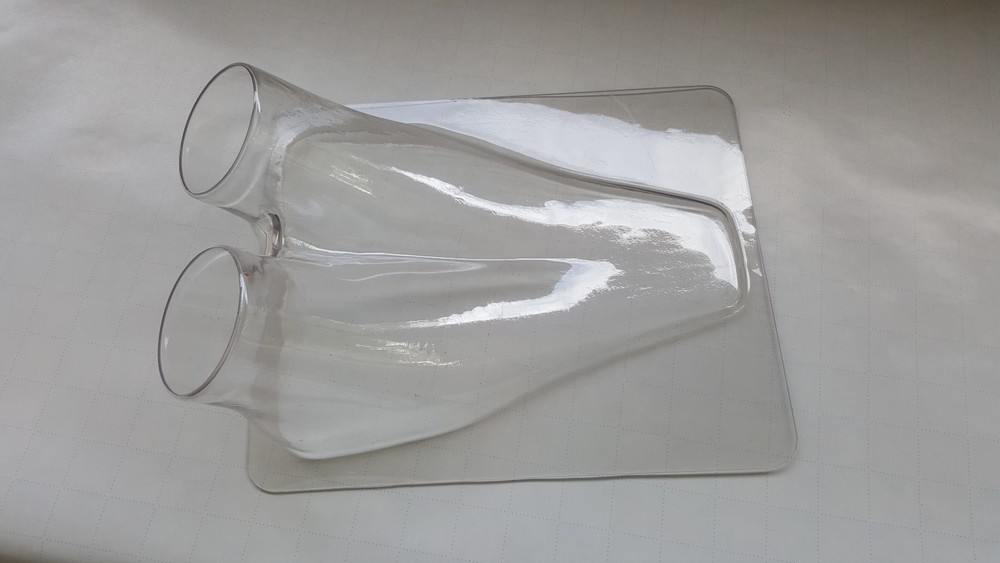 NACA DUCT DUAL OUTLET CLEAR NEW !!!