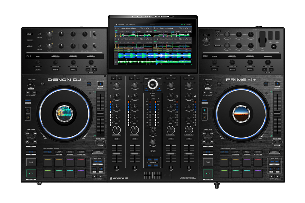 Denon DJ PRIME 4+ Professional Standalone 4-Channel DJ System