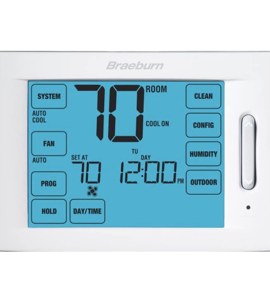 Braeburn 6425 - Universal Programmable Thermostat w/ Humidification Control
