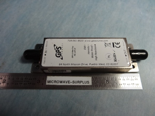 GPS SOURCE L1 Filter TINY 1575 MHz RF filter p/n L1FT-SF (2 available)
