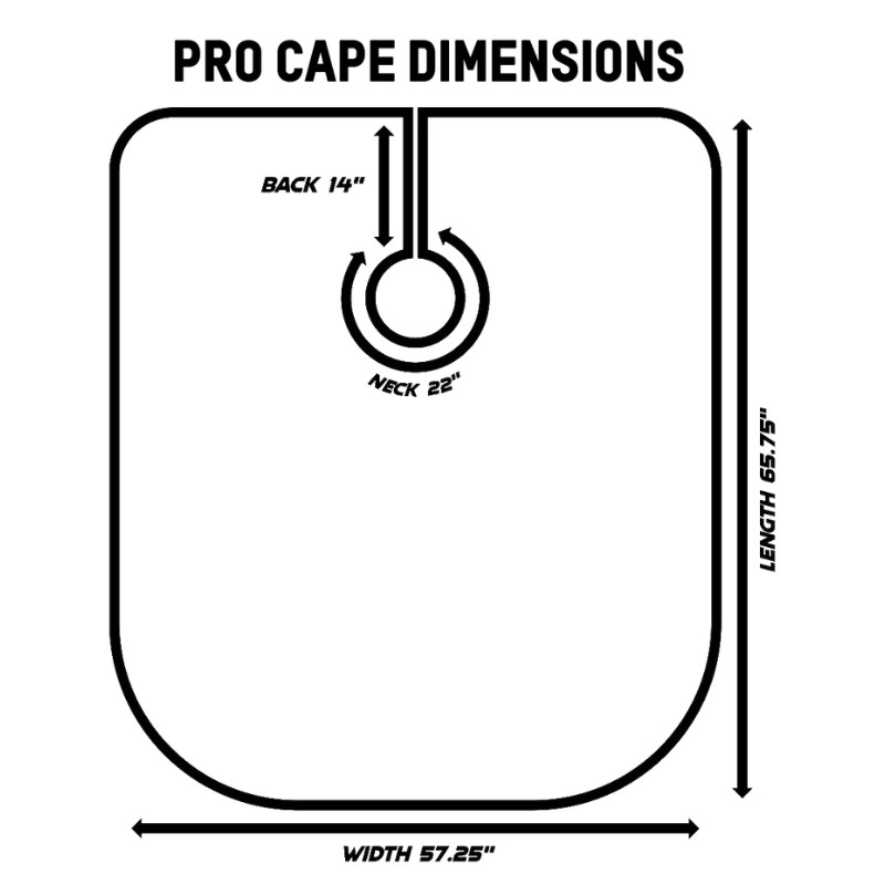 Illuzien Cape DOD Black Elastic - WS-CAPE-DOD BLACK-ELASTIC