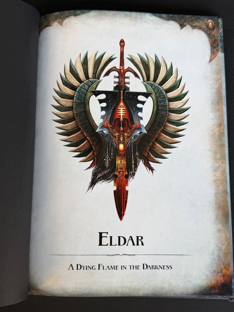 Warhammer 40,000 40K Codex Eldar Rulebook - 2012 - Very Good Condition
