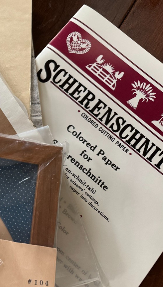 Scherenschnitte Kit, etc. Special for Linda