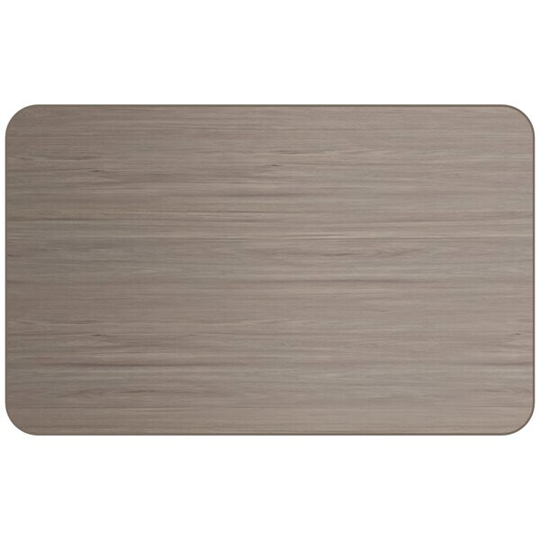 30" x 48" Rectangular Restaurant Table Top with Ash Laminate Top Finish