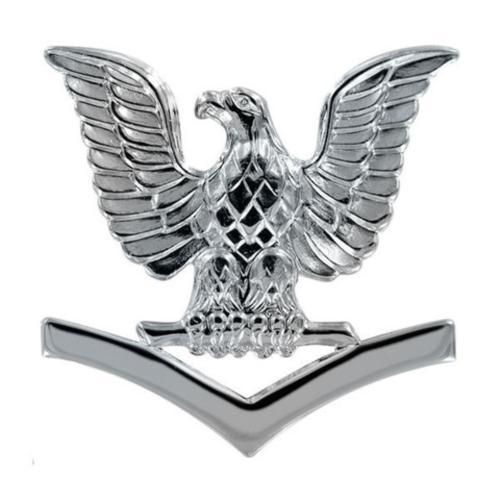 Navy Cap Device E4 Petty Officer Third Class silver
