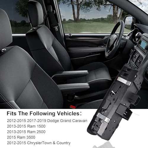 Driver Side Master Power Window Switch 9 Pins + 3Pins Compatible 68110867AB