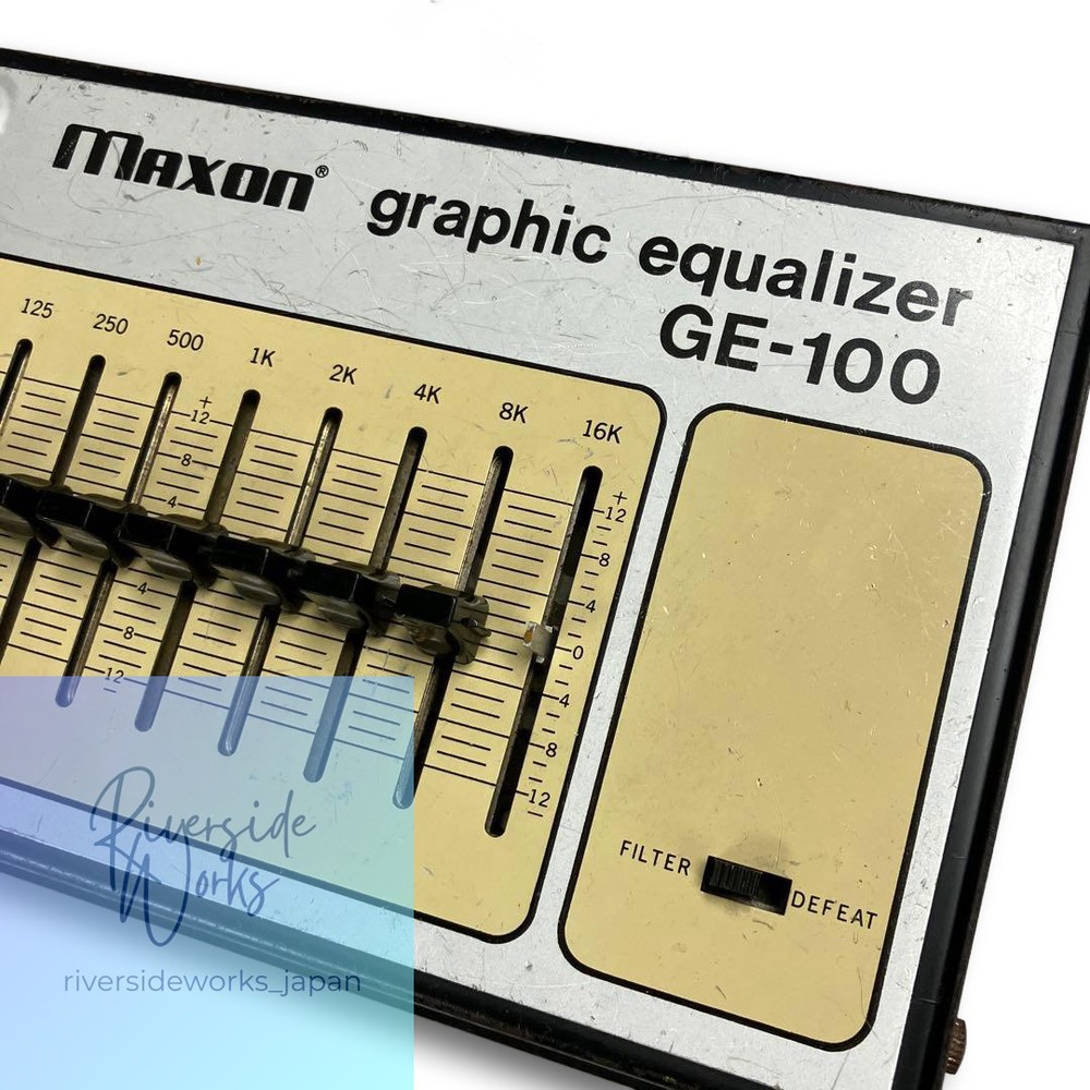 Maxon GE-100 Graphic Equalizer Guitar Effects Pedal