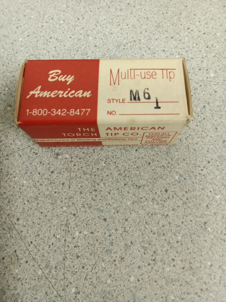 American Torch TIP  M6 No. 1