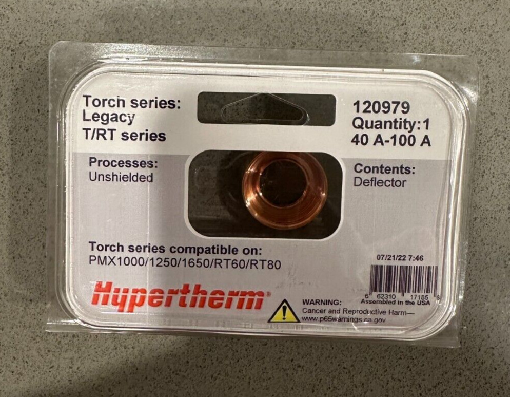 Hypertherm Powermax 1000/1250/1650 Deflector 120979 Genuine