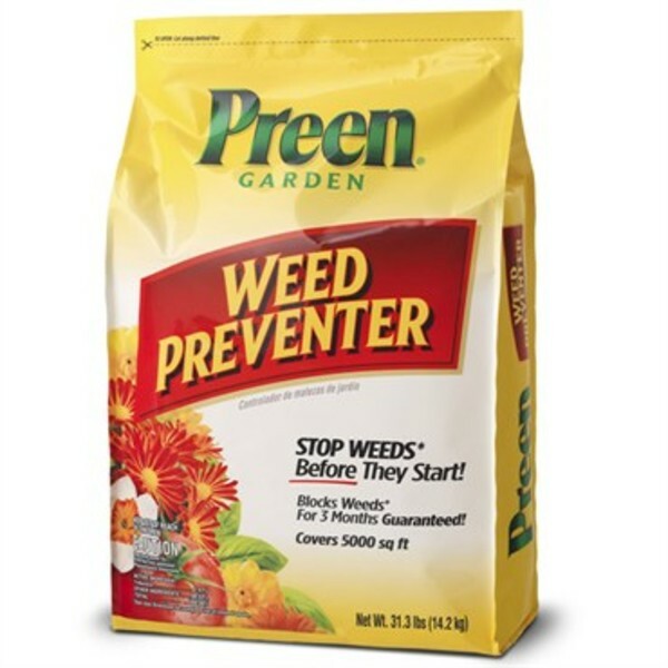 Preen Garden Weed Preventer, 31.3 Lb Resealable Bag