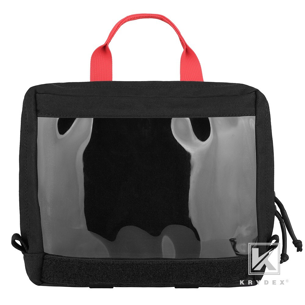 KRYDEX Clear Top Insert Cube Organizer Hook Back Packing Travel Backpack Large