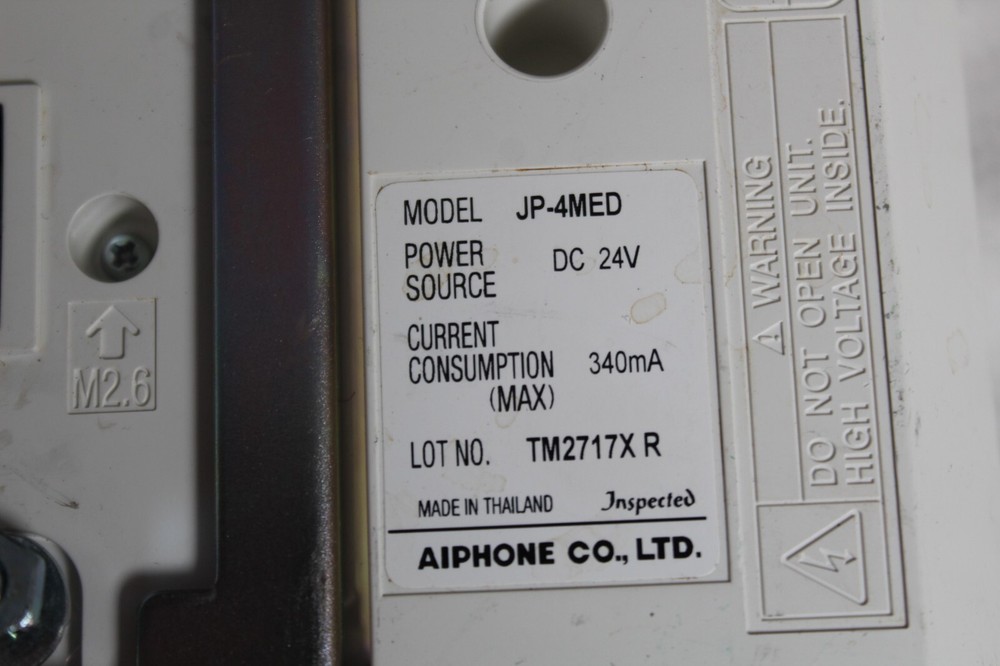 Aiphone JP-4MED Intercom 7-Inch Touchscreen Master Station - No Handset Included