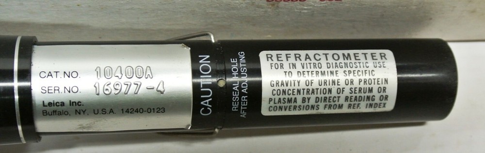 Leica Refractometer Cat. # 10400A TS Meter Hand Held Free Shipping