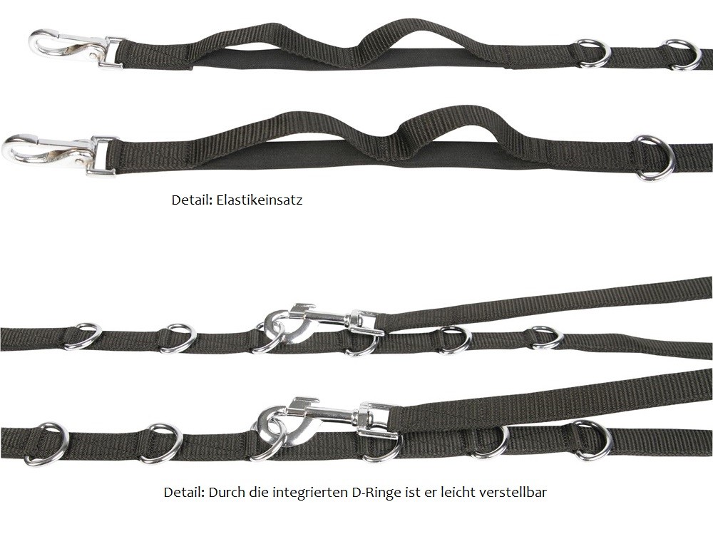 Elasticated Tie Down Reins for Horse Training Adjustable Shetty to Full