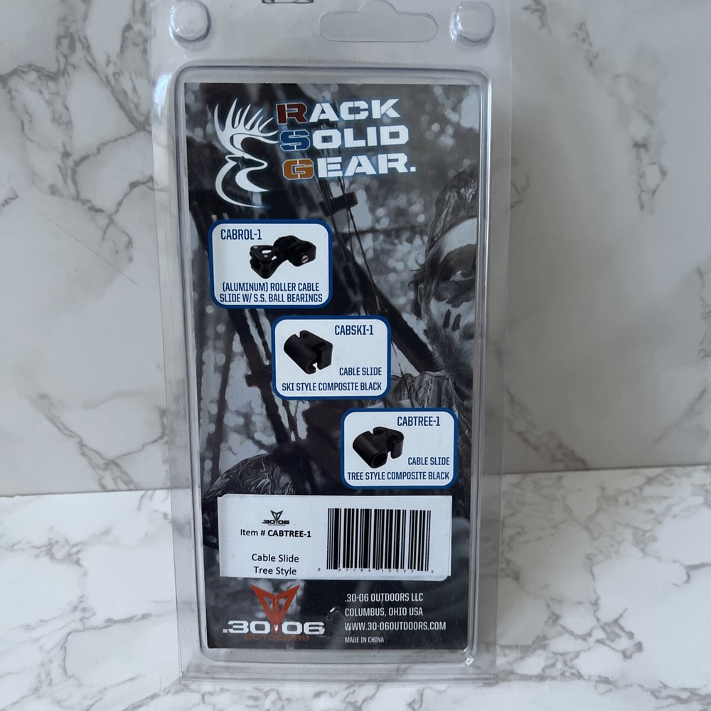 .30-06 Rack Solid Gear Cable Slidez Slide Tree Style Black CABTREE-1 New NIP