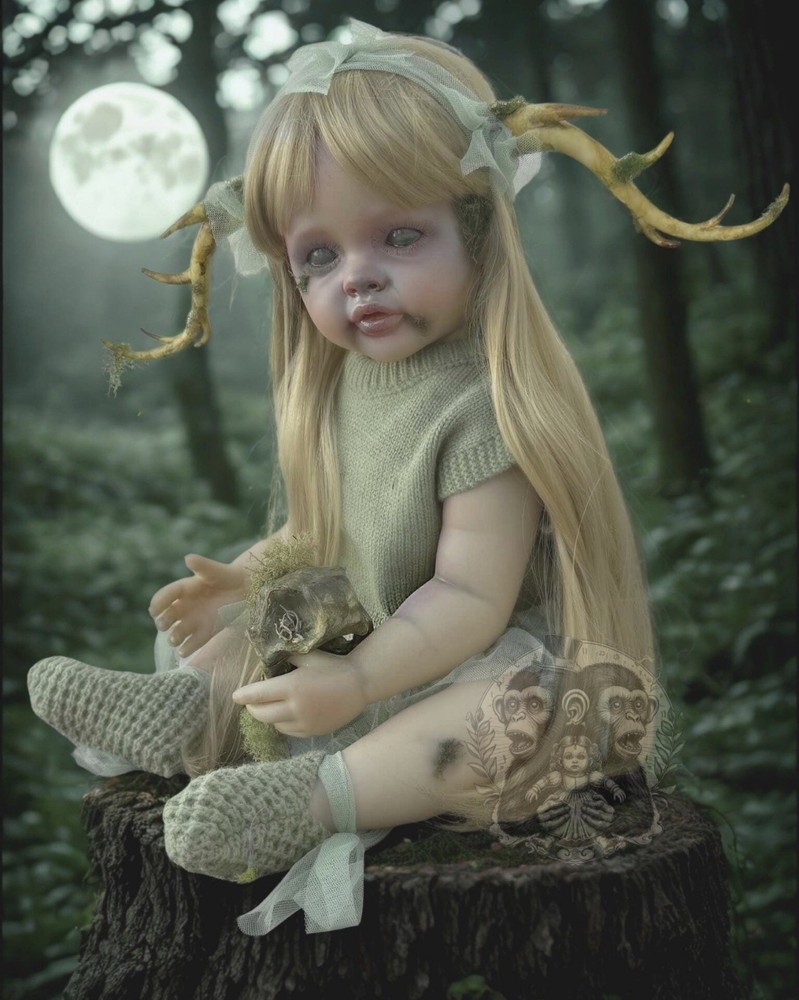 Haunted Doll. Fawn. Positive. EXTREMELY Active