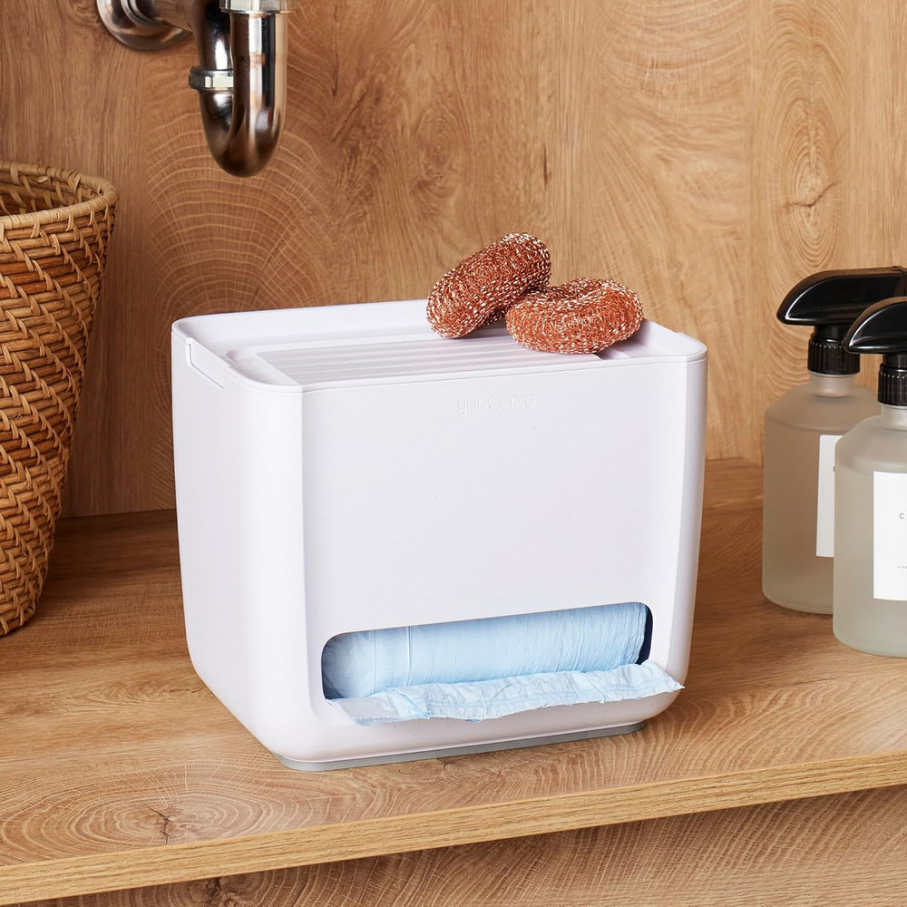 Sinksuite Trash Bag Dispenser, Standing Garbage Bag Organizer with Removable ...