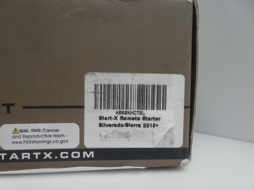 Start-X Remote Starter Kit for Silverado Sierra 2014+ Open Box
