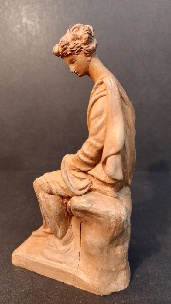 Tanagra Statue Terracotta
