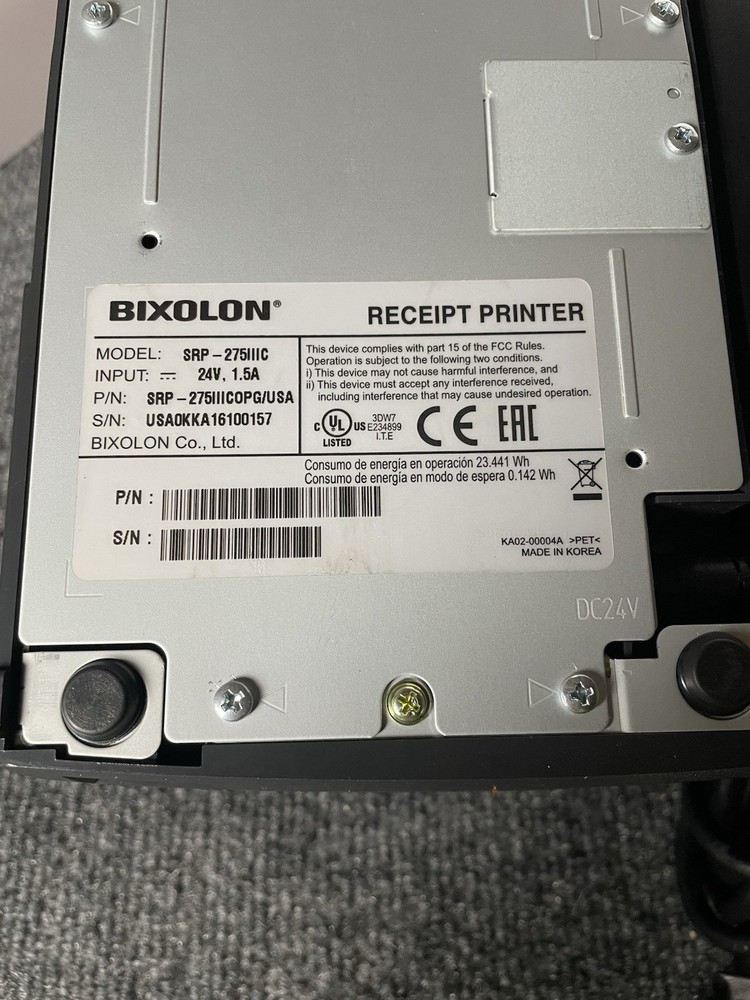 Bixolon SRP-275IIIC Dot Matrix POS Receipt Printer LAN USB Serial Working TESTED