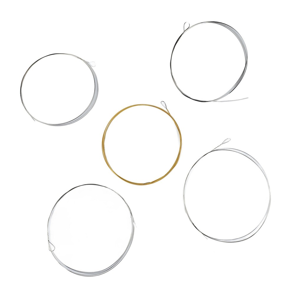 5 String Banjo String Stainless Steel Full Resonance Thick High Notes Strings